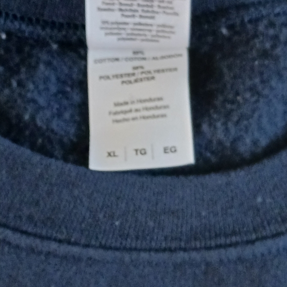 Sweatshirt XL Winter Reindeer Unisex blue - Picture 6 of 6